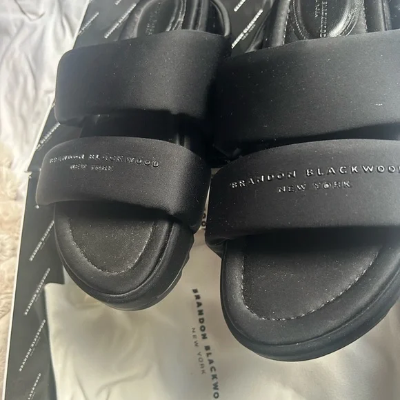 Brandon Blackwood Dai Women's Black Sandals - Picture 3 of 5